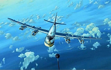 Сборная модель Самолет  Ту95 МС 1144