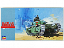 Сборная модель Hasegawa Танк CHURCHILL MkI, 172