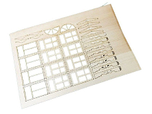 Набор для изготовления деревянных окон, для 4х окон  одно чердачное, 135