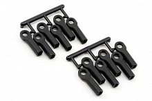 RPM Rod Ends Long Black 110 Traxxas Nitro Slash