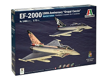 Сборная модель ITALERI 1406ИТ САМОЛЕТ EF2000 100th AnnivGRUPPI CACCIA, 172
