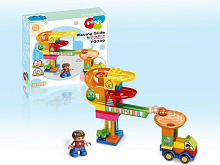 Конструктор Pilage Доставка детских товаров 42 детали, лабиринт с шариками и воронками