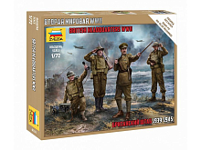 Сборные солдатики ZVEZDA Британский штаб, 172