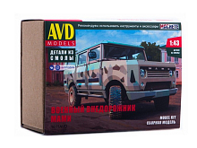 Сборная модель AVD Военный внедорожник МАМИ, 143