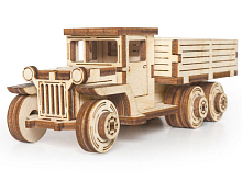 Деревянный конструктор Lemmo Грузовичок ЛТВ, 49 деталей