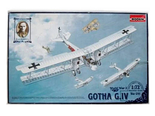 Сборная модель RODEN Самолет GOTHA GIV, 172