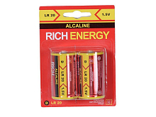 Батарейка Rich Energy D, LR20 Alkaline 1шт