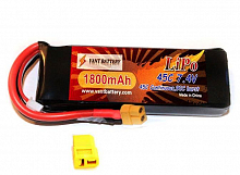 Аккумулятор VANT Battery Li-Po 7.4В 1800мАч 45C (разъемы XT-60, Deans, EC3)