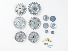 Ведущая звездочка 2 шт и ленивец 2 штуки для танка Panzer III металл