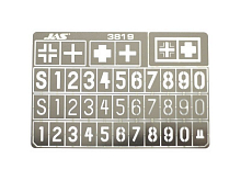 Трафарет Опознавательные знаки немецких танков, 2 МВ, 135