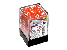 Набор оранжевых игровых кубиков ZVEZDA D6, 12мм, 36 шт