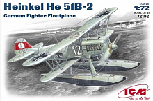 Сборная модель Истребитель биплан Хейнкель He51B2 172