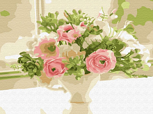 Картина по номерам 15х20 БУКЕТ НЕВЕСТЫ 15 цветов