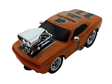 Радиоуправляемая машина из серии Muscle Сar с гоночным Мотором 116  свет  звук желтая