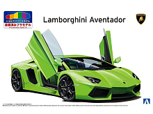 Сборная модель AOSHIMA Lamborghini Aventador Green 11, 124