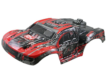 Кузов красный шорткорс для Remo Hobby EX3 110