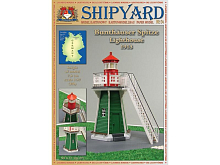 Сборная картонная модель Shipyard маяк Bunthauser Spitze Lighthouse №54, 187