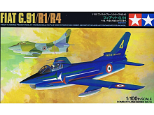 Склеиваемая модель Tamiya 1100 Итальянский легкий истребительбомбардировщик  Fiat G91R1R4