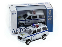 Машина АВТОПАНОРАМА инерц УАЗ Патриот полиция 150, вк 1275,5 см