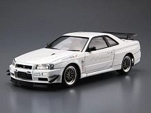 Сборная модель AOSHIMA Nissan Skyline GTR Mines BNR34 02