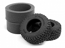 Шины со вставками шорткорс 18  YOKOHAMA GEOLANDAR D COMPOUND 2компл