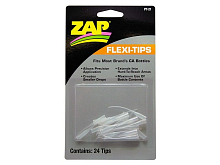 Наконечники ZAP Flexi Tips для бутылочек, отрезать после застывания, 24штуп bag