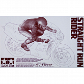 Сборная модель Мотоциклист (Straight Run Rider) 1/12