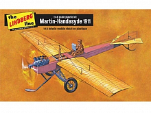 Сборная модель Самолёт HAWK-LINDBERG 1911 Martin-Handasyde w/puz 1/48, шт