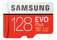 Карта памяти Samsung microSDXC EVO Plus 128GB 90MB/s + SD adapter