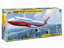 Сборная модель ZVEZDA Пассажирский авиалайнер Боинг 7478, 1144