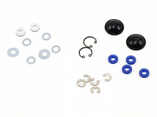 Ремкомплект для 2х амортизаторов, 2 диафрагма, 2 стопорных кольца, 4 сальника