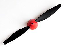 Пропеллер в сборе для самолета Volantex RC P40 Warhawk 400 держ проп, пропеллер, кок, крепеж