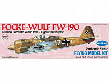 Сборная дер.модель.Самолет Focke-Wulf FW-190. Guillows 1:30