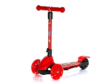 Самокат трехколесный Zumba  красный