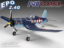 Радиоуправляемый самолет ArtTech F4U Corsair EPO 24G RTF