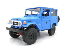 Радиоуправляемая автомодель WPL Toyota FJ40 (голубая) 4WD 2.4G 1/16 KIT Радиоуправляемая автомодель WPL Toyota FJ40 голубая 4WD 24G 116 KIT